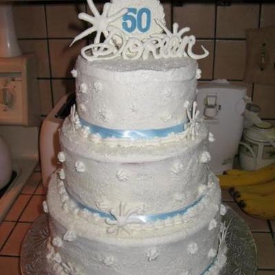 January 50Th Birthday Cake.