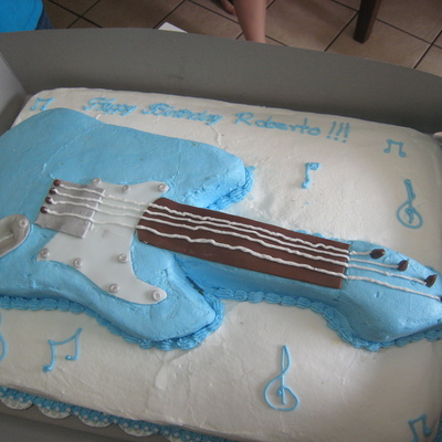 Guitar Cake