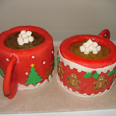 Christmas Hot Chocolate Mugs