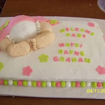 My First Baby Rump Cake