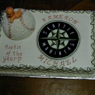 Mariner's Fan's Baby Cake