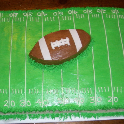 End Of Season Football Cake