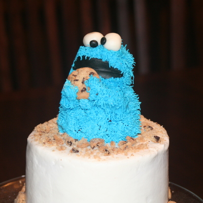 Cookie Monster Cake