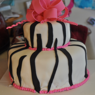 First Tiered Cake