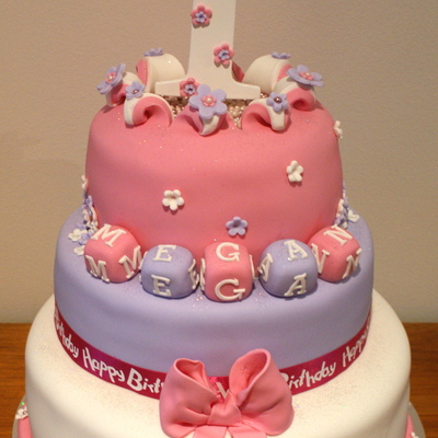 Number 1 Birthday Cake, Girls,