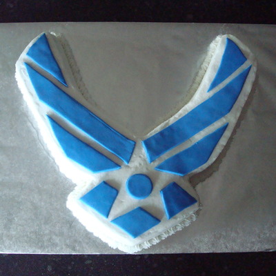 Air Force Logo Cake