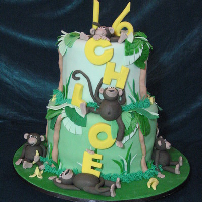 Monkey Jungle Cake