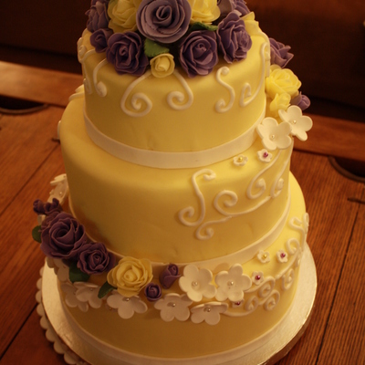 Spring Wedding Cake