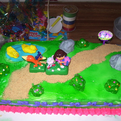 Dora Birthday Cake