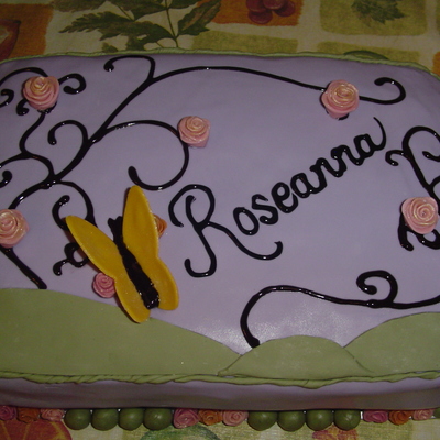 Roseanna's First Birthday Cake