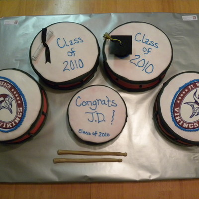 Fwbhs Marching Band Drum Cake