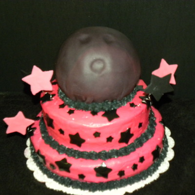 Bowling Ball Birthday Cake