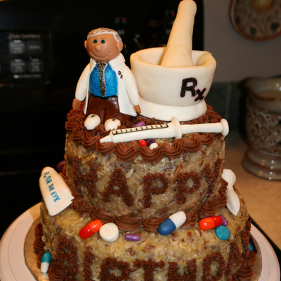Compounding Pharmacist Birthday Cake