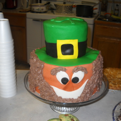 St Patricks Leprechan(My 6Th Cake)