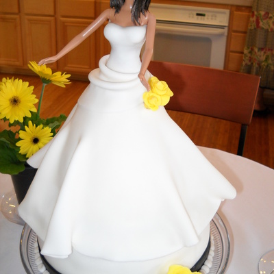 Bridal Shower Cake (My 8Th Cake)