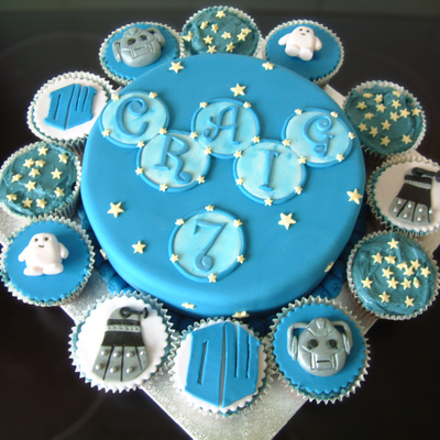 Dr Who Cake And Cupcakes