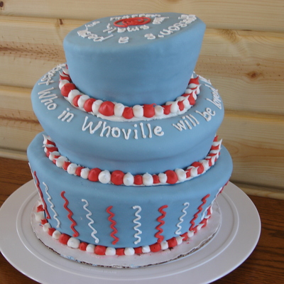 Dr. Seuss Baby Shower Cake