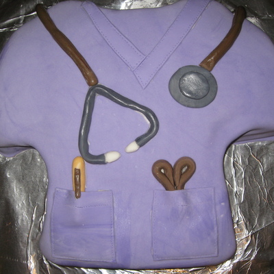Scrub Top Cake