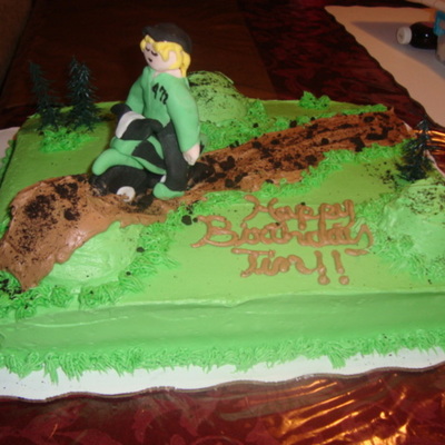 Dirt Bike Cake
