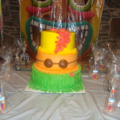 Luau Cake