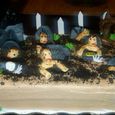 Grave Yard Cake