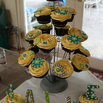 Vera Bradley Birthday Cupcakes