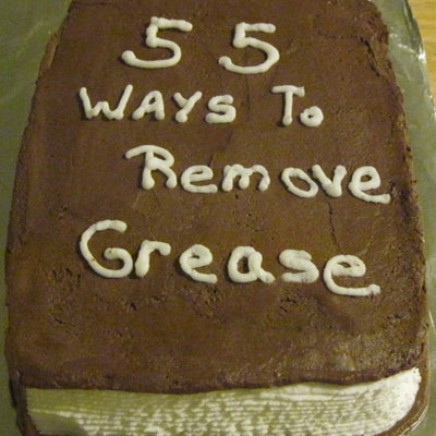 55Th Birthday Book Cake