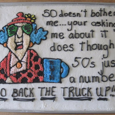 Maxine, 50Th Birthday Cake