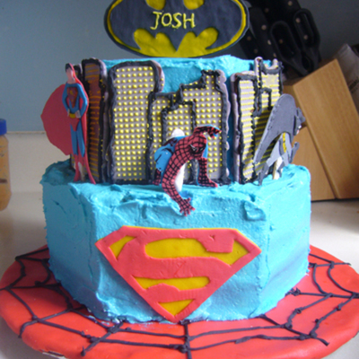 Superhero Cake