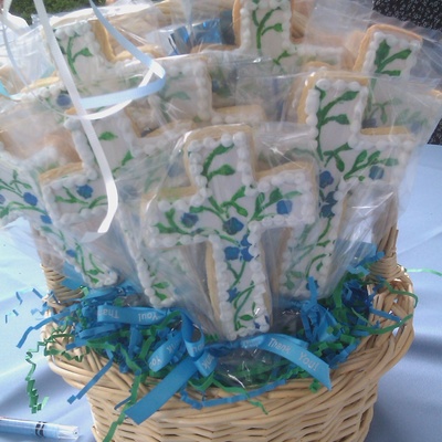Christening Cookie Centerpieces/favors