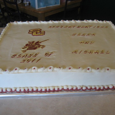 Graduation Sheet Cake