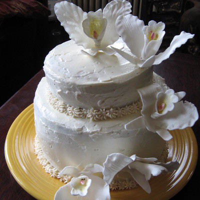 Orchid Birthday Cake
