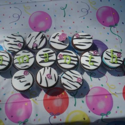 Zebra Cupcakes