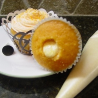 Orange Cupcakes That Rock