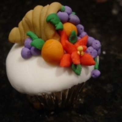 Cornucopia Cupcake!