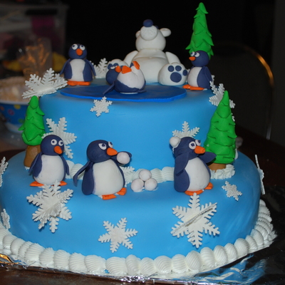 Penguin Cake