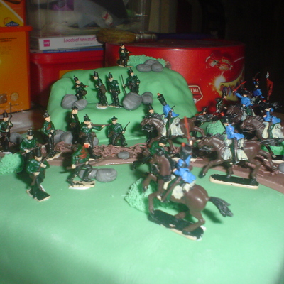 Napoleonic Battle Scene