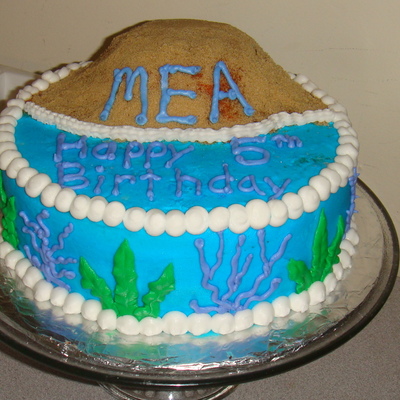Mermaid Cake W/o The Mermaid