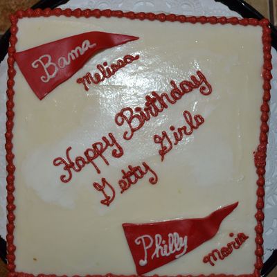 Alabama Philly Birthday Cake
