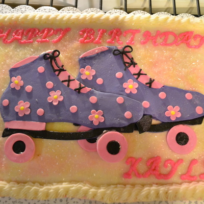 Roller Skating Cake