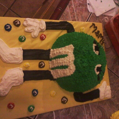 Green M7M Cake