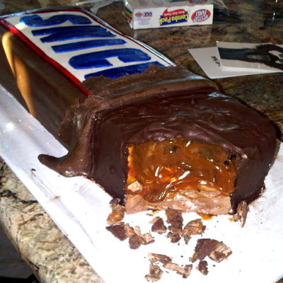 Snickers Birthday Cake