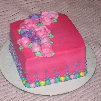 Pink Birthday Cake