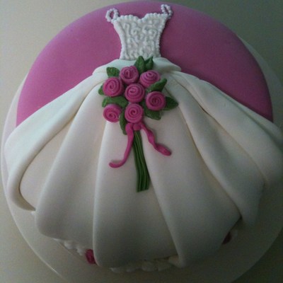 Wedding Dress Cake
