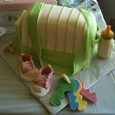Diaper Bag Cake