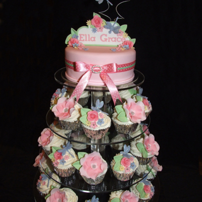 Dragonfly Cupcake Tower