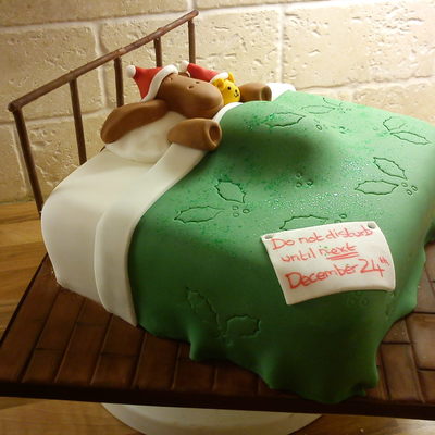 Christmas Cake With Rudolph