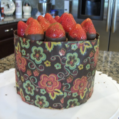Chocolate Wrapped Cake
