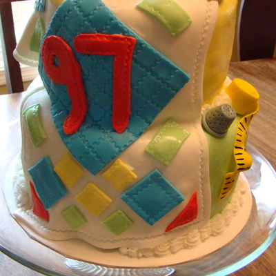 Quilt Birthday Cake