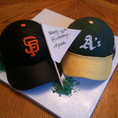 Baseball Hat Cakes For Kane